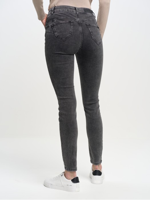 Dámske denimové nohavice MELINDA HIGH WAIST 996